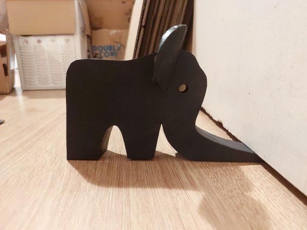 Rubber Elephant Doorstopper