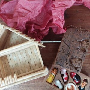 Nativity Set - Small Set with Teak Box inside