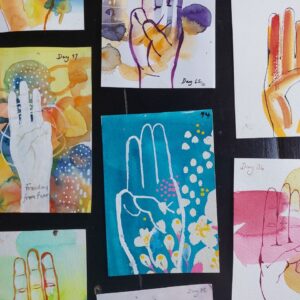 Three Fingers Paintings